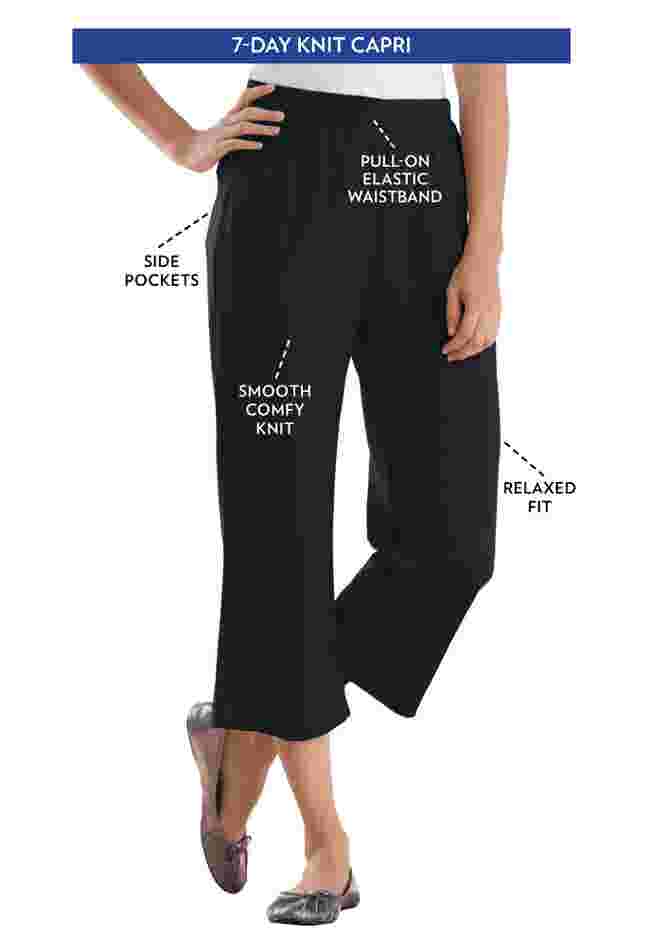 7-Day Knit Capri image number 0