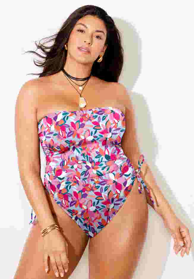 Essential Bandeau Adjustable One Piece image number 3