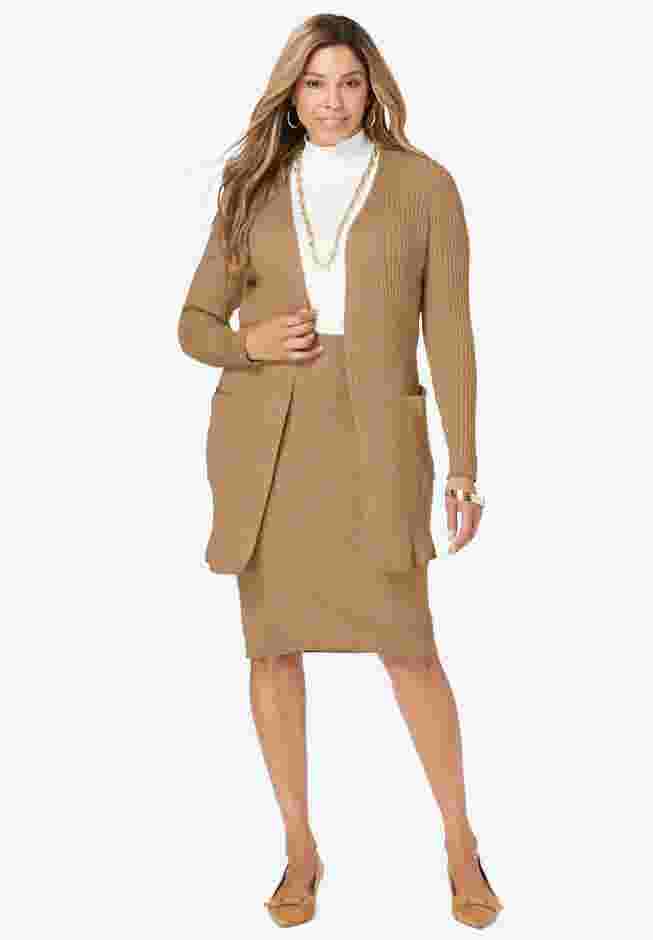 2 Piece Sweater Skirt Set image number 0