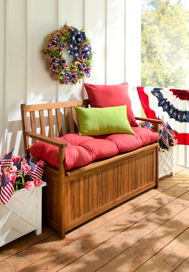 Lucas Outdoor Storage Bench image number 1
