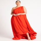 Dramatic Ruffle Gown image number null