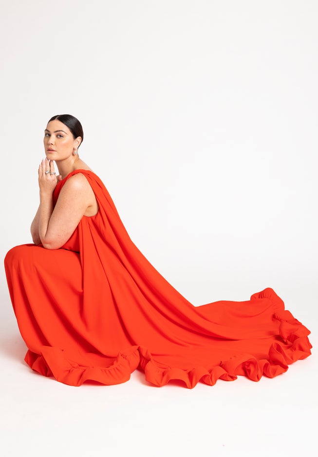 Dramatic Ruffle Gown image number 5