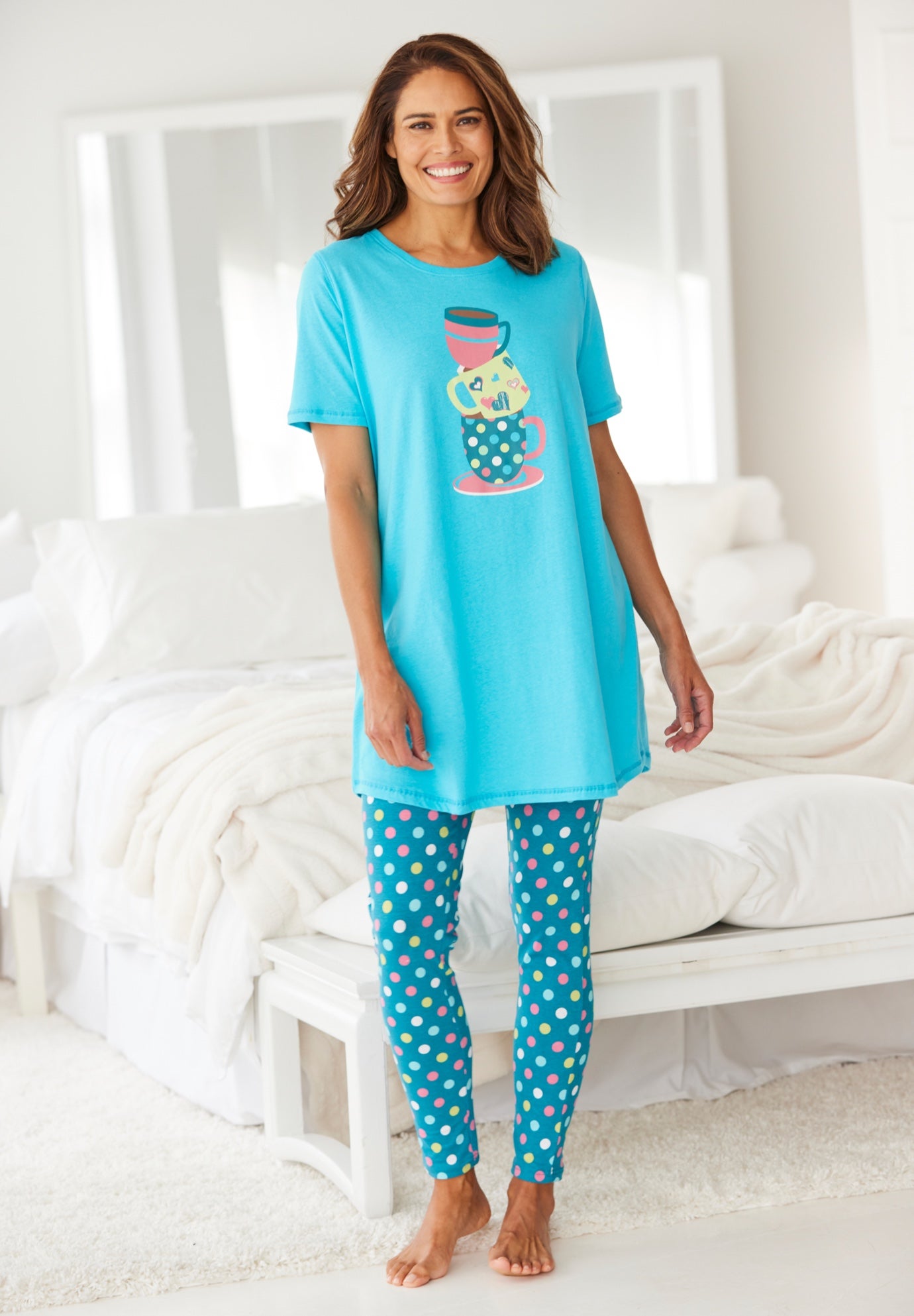 Graphic Tunic PJ Set image number 0