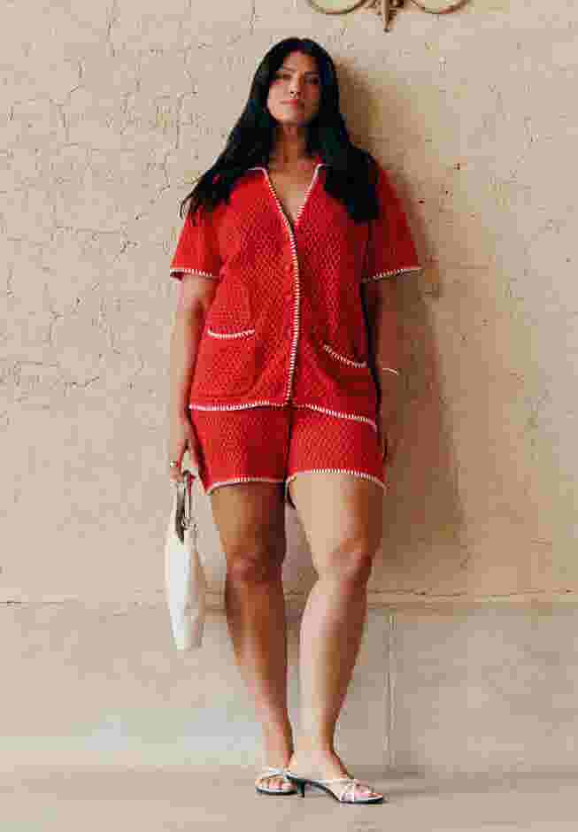 Crochet Knitted Short image number 0