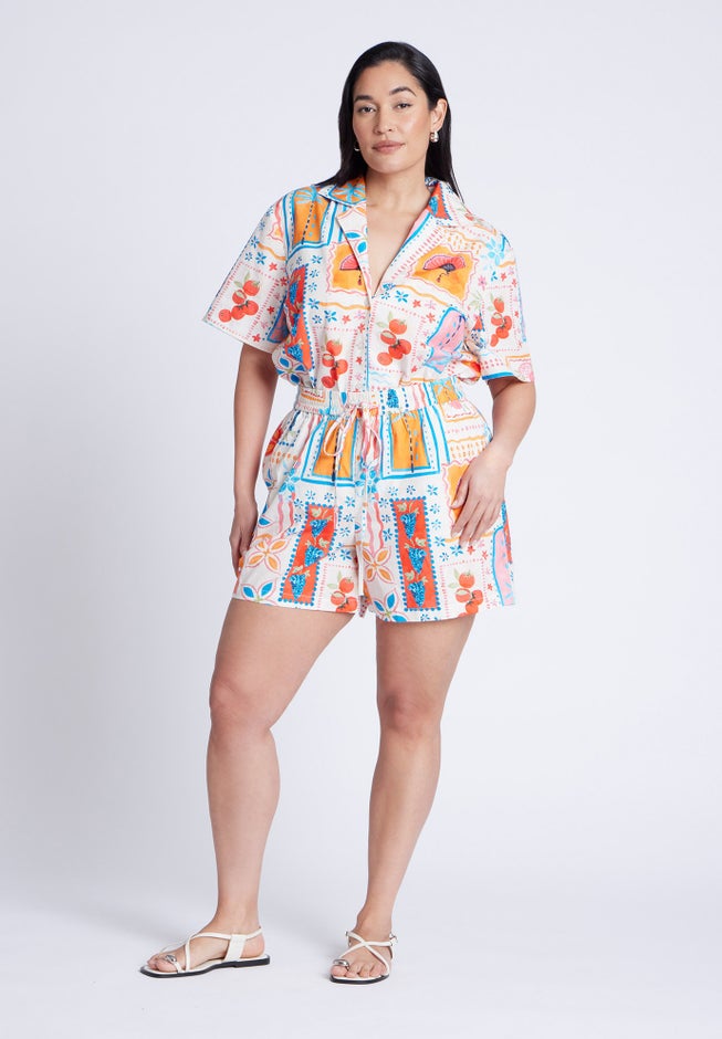 Pull On Printed Short image number 0