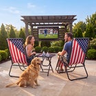 3-Pc. Americana Zero Gravity Chair and Table Set image number 1