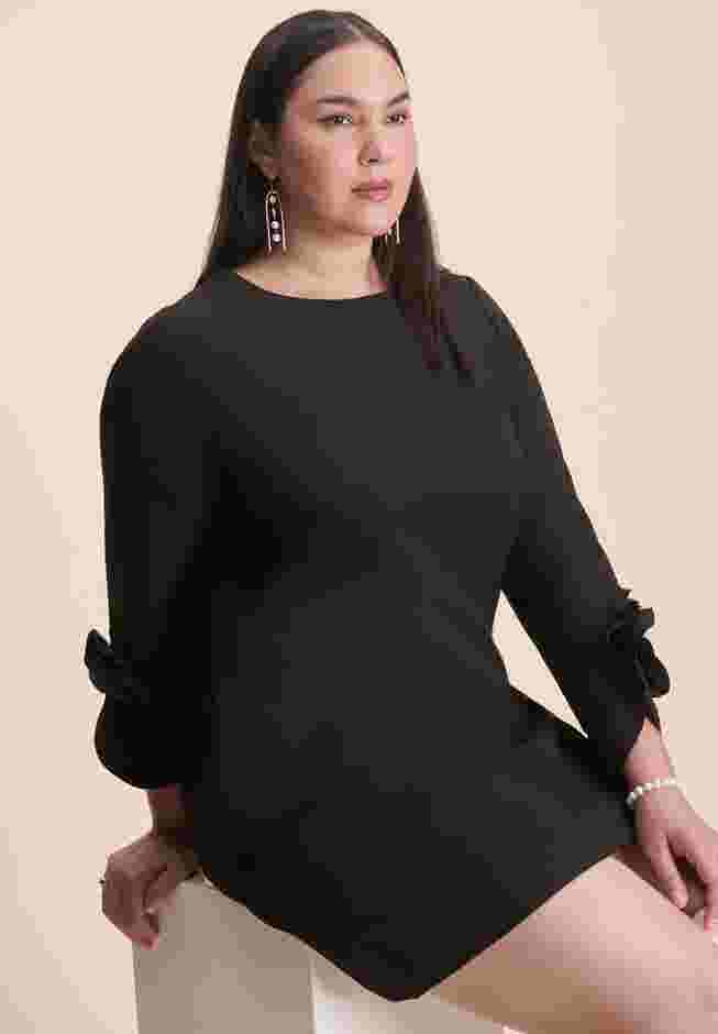 Rosette Sleeve Mini Dress image number 1