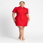 Tweed Mini Shirt Dress image number null