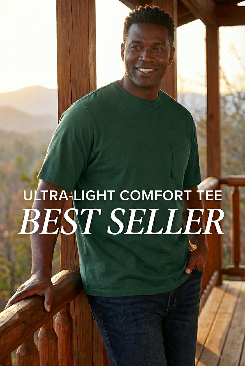 The Ultra-Light Comfort Pocket Tee image number 0