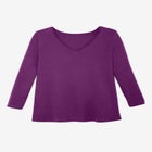 Perfect Long-Sleeve V-Neck Tee image number null