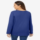 Perfect Long-Sleeve V-Neck Tee image number null