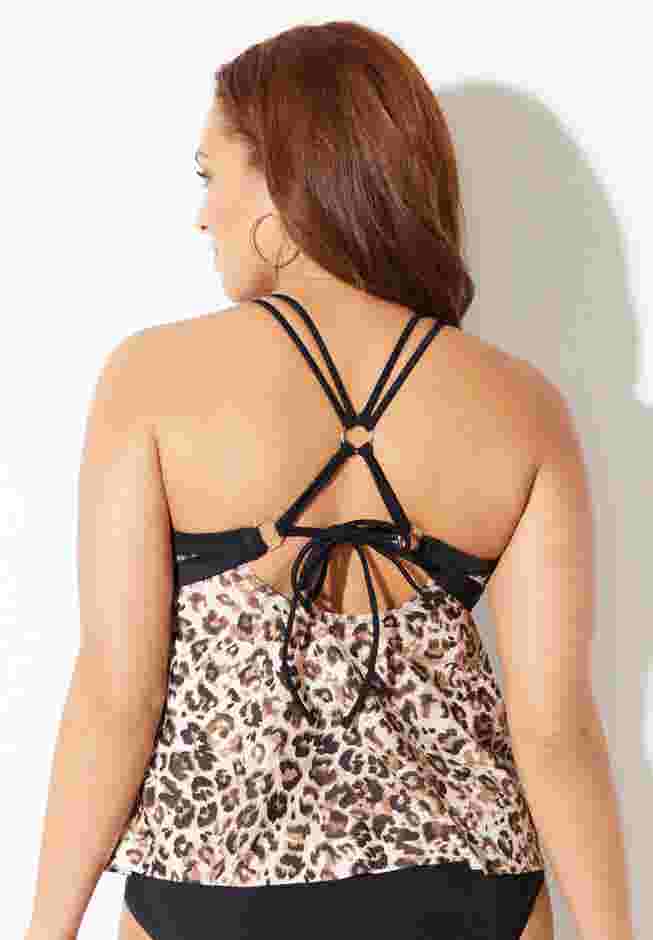 Loop Strap Tankini Top image number 1