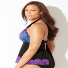 Apron Halter Tankini Top image number null