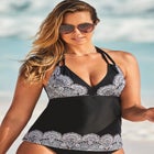 Apron Halter Tankini Top image number null