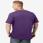 Shrink-Less™ Lightweight Longer-Length V-neck T-shirt image number null
