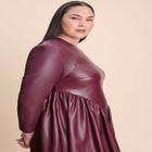 Faux Leather Layering Sleeves image number null