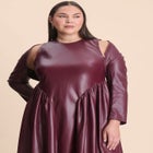 Faux Leather Layering Sleeves image number null