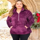 Ultimate Plush Half-Zip Pullover image number null