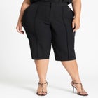 Pintuck Stretch Capri image number null