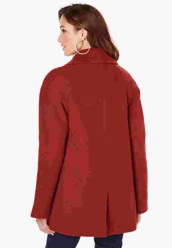 Modern A-Line Peacoat image number 1