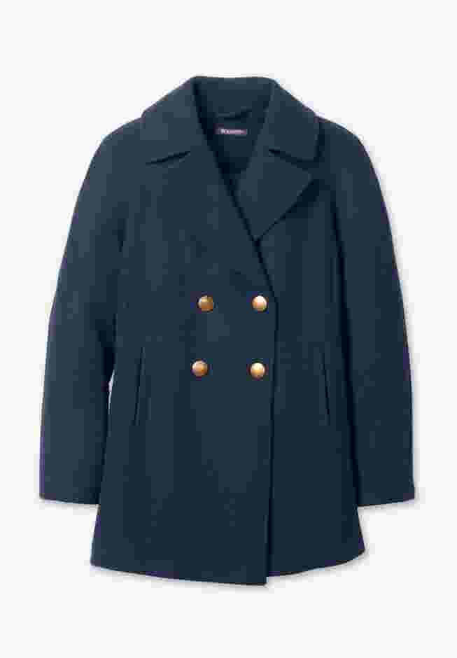 Modern A-Line Peacoat image number 4