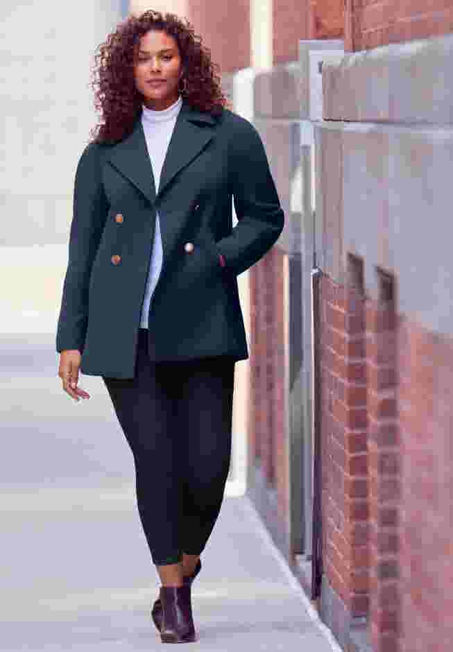 Modern A-Line Peacoat image number 5
