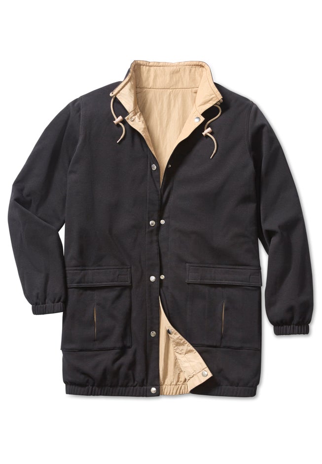 Fleece Nylon Reversible Jacket image number 2