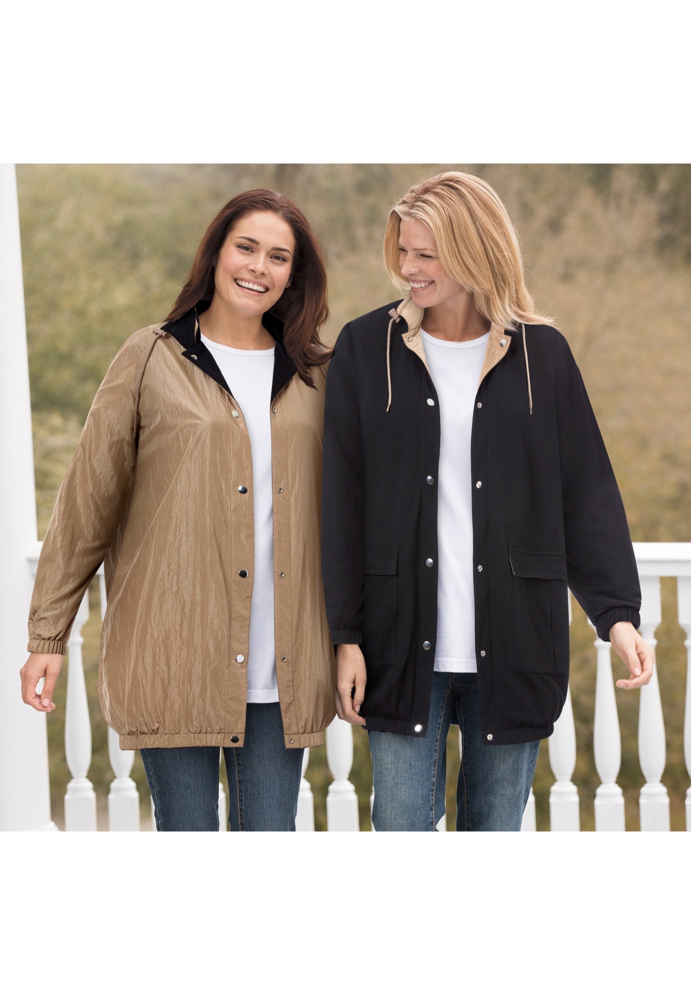 Fleece Nylon Reversible Jacket image number 0