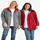 Fleece Nylon Reversible Jacket image number null