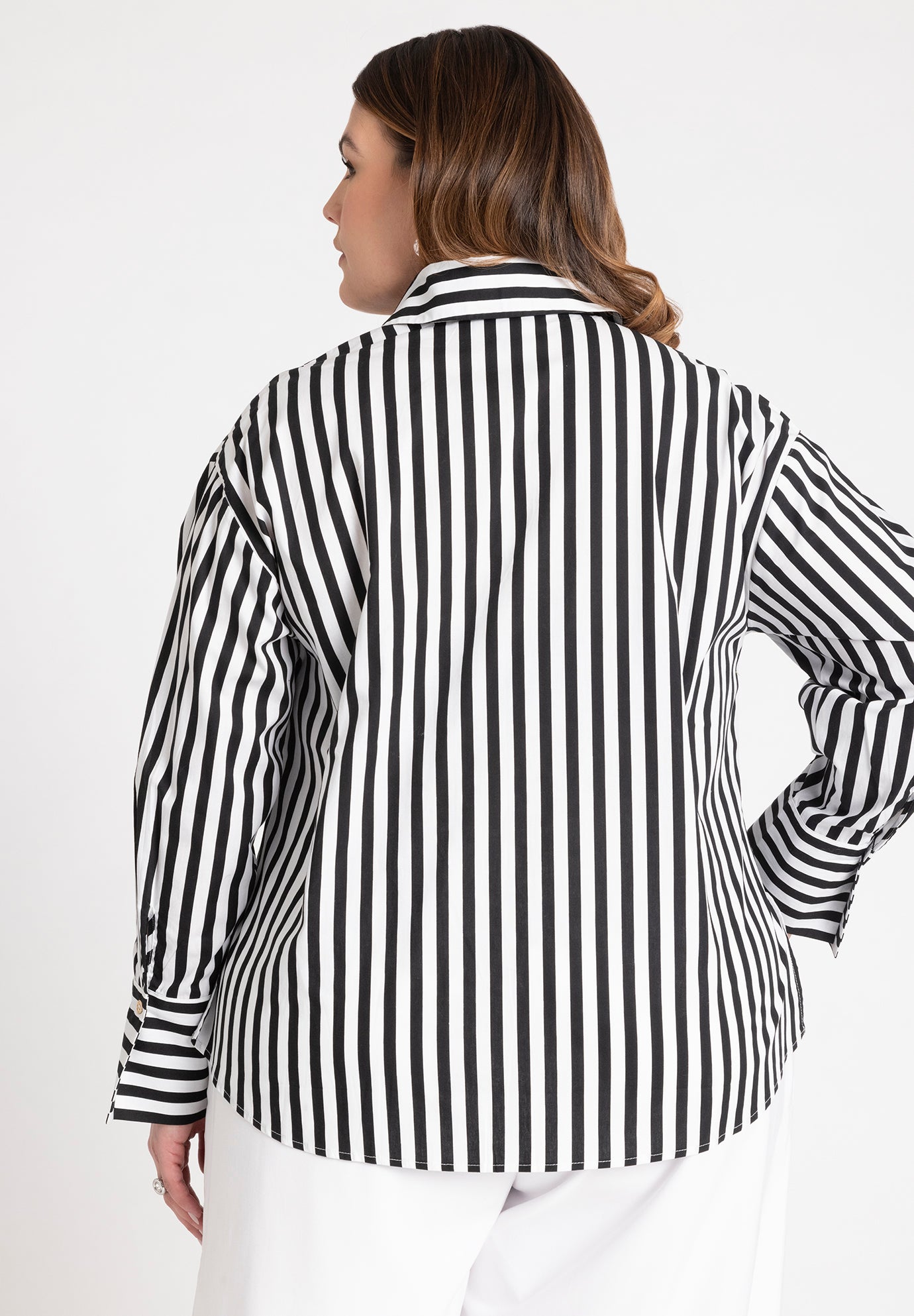 Preppy Striped Button Down image number 1