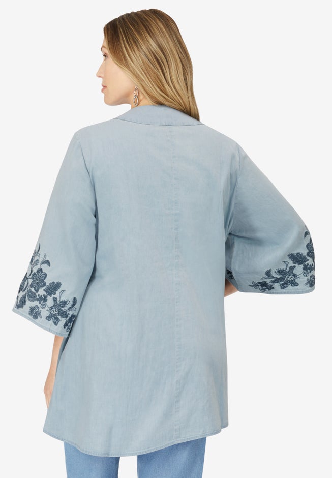 Chambray Kimono image number null