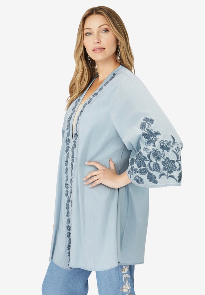 Chambray Kimono image number null
