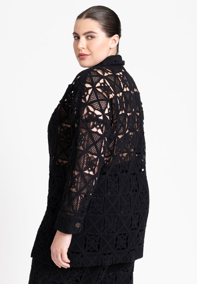Crochet Shacket image number 1