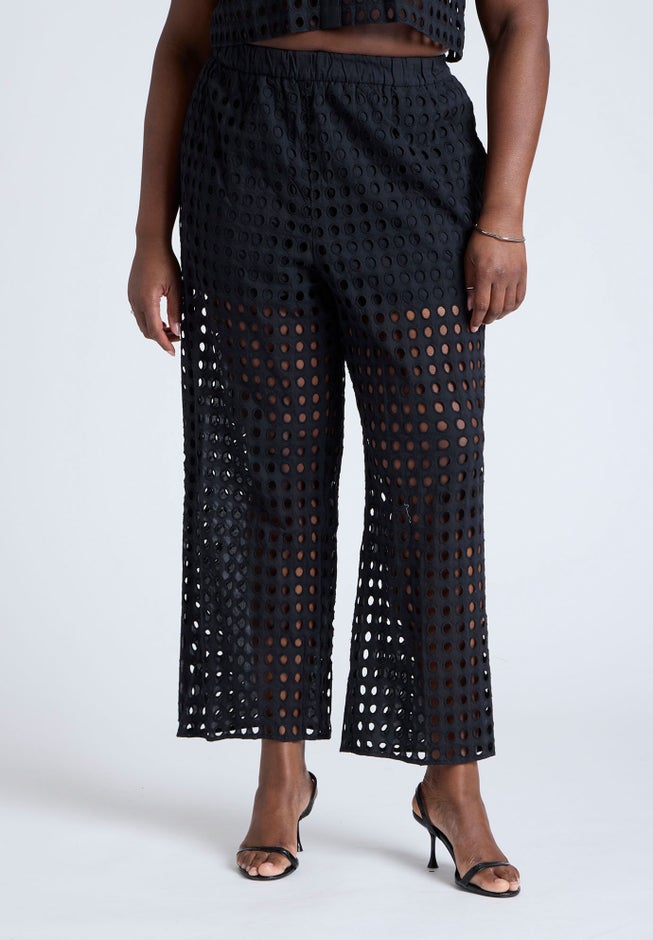 Sheer Eyelet Pant image number 1