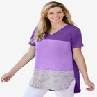 Marled V-Neck Tunic image number null
