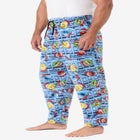 Microfleece holiday pajama pants image number null