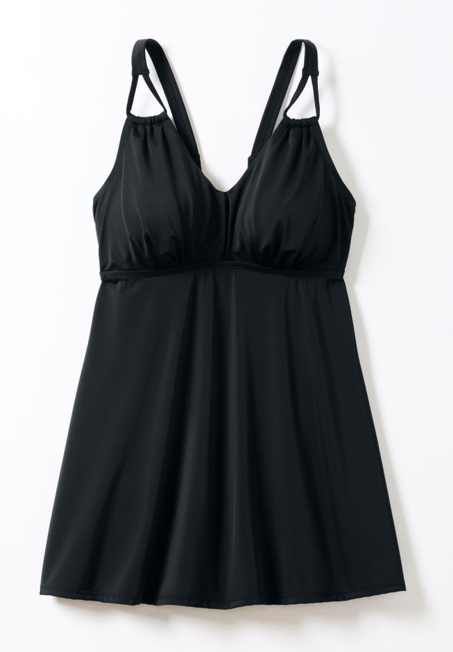 Loop Strap Two-Piece Swim Dress image number 4