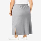 Sport Knit Side-Slit Skirt image number null