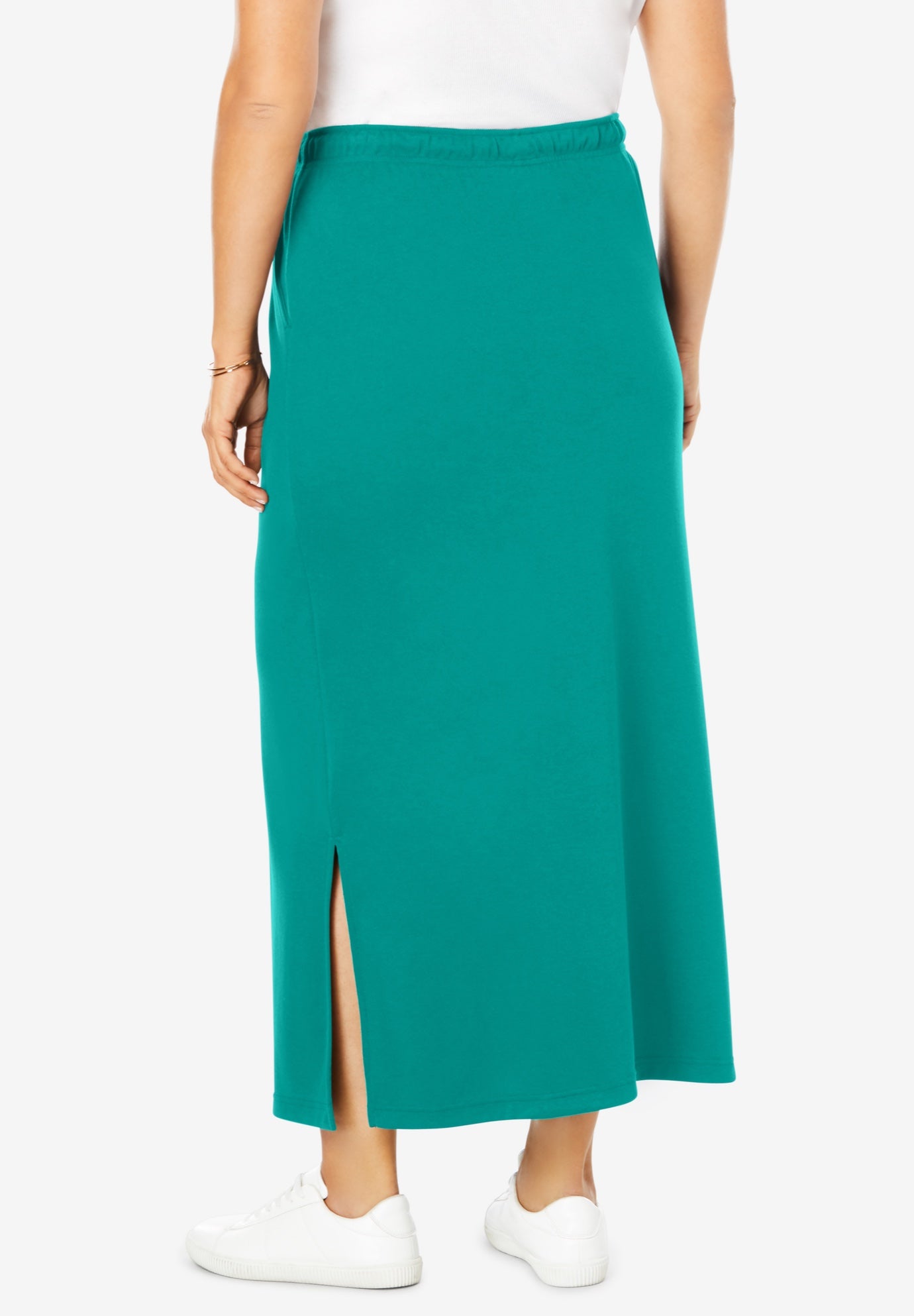 Sport Knit Side-Slit Skirt image number 1