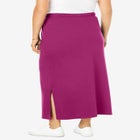 Sport Knit Side-Slit Skirt image number null