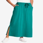 Sport Knit Side-Slit Skirt image number null