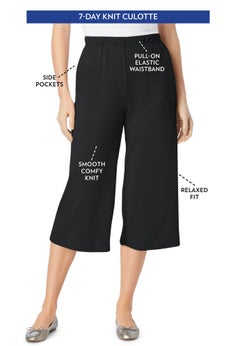 7-Day Knit Culotte