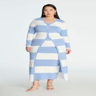 Long Striped Cardigan image number null