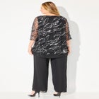 Sequin Chiffon Duet Blouse image number null