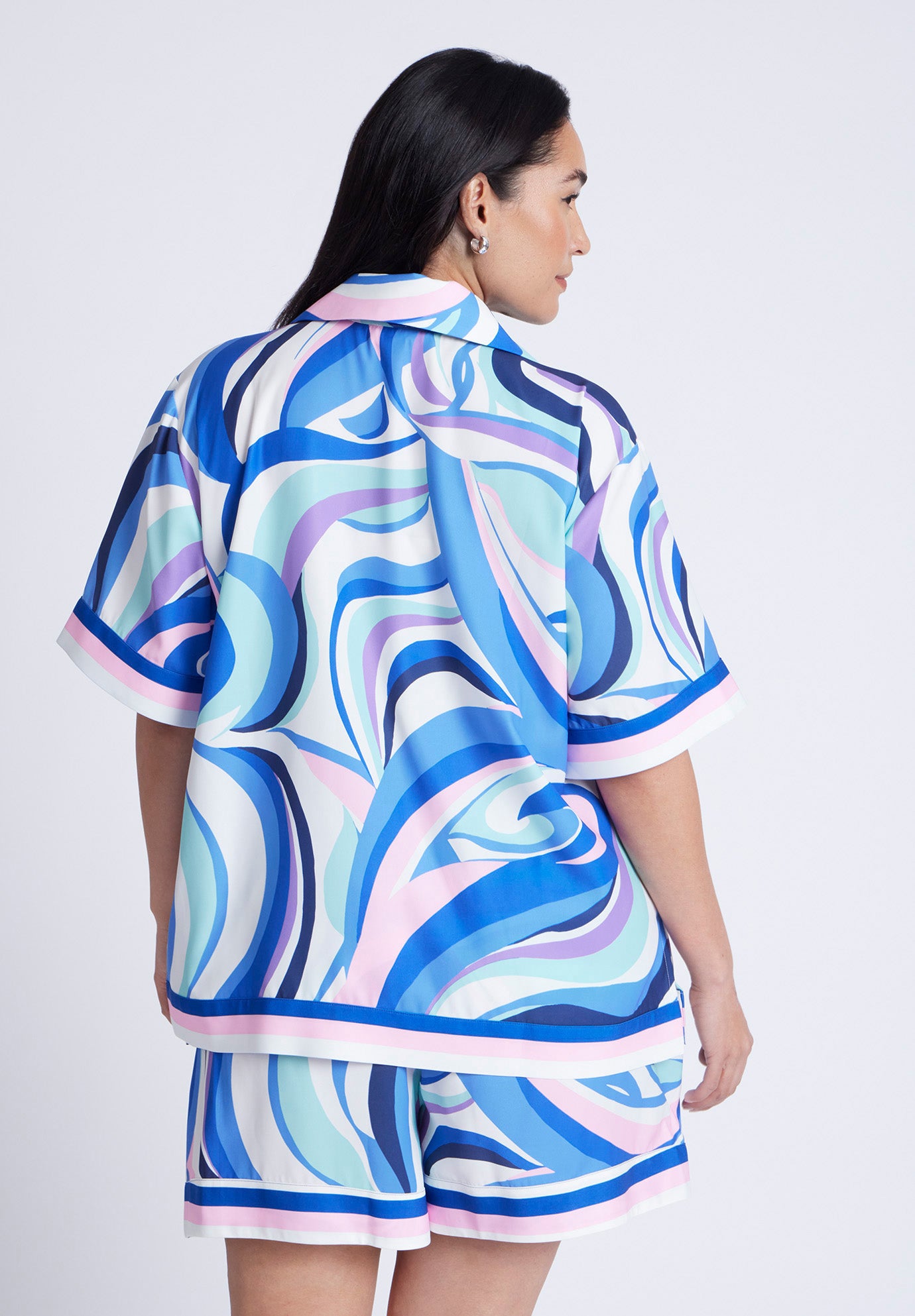 Printed Relaxed Top image number 1