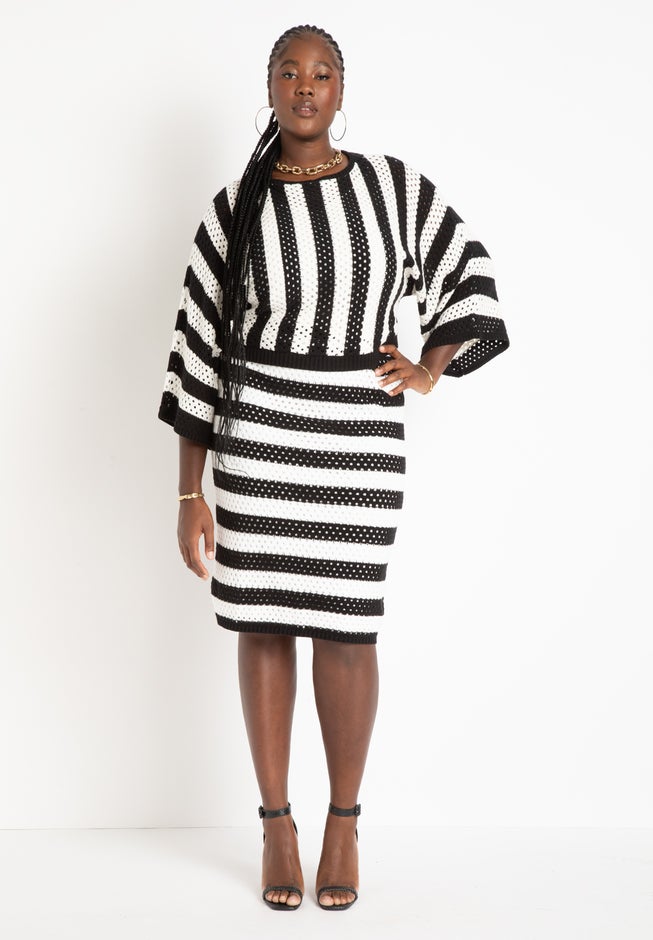 Crochet Sweater Midi Skirt image number 0