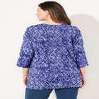 Suprema® 3/4 Sleeve V-Neck Tee image number null