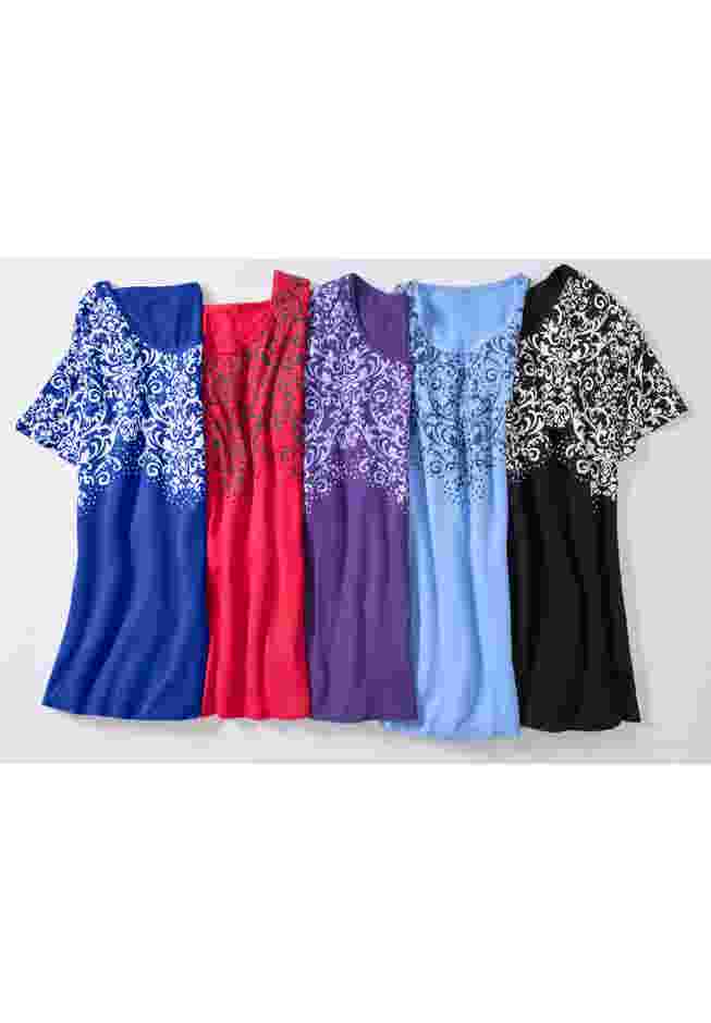 Dolman Sleeve Printed Tunic image number 1