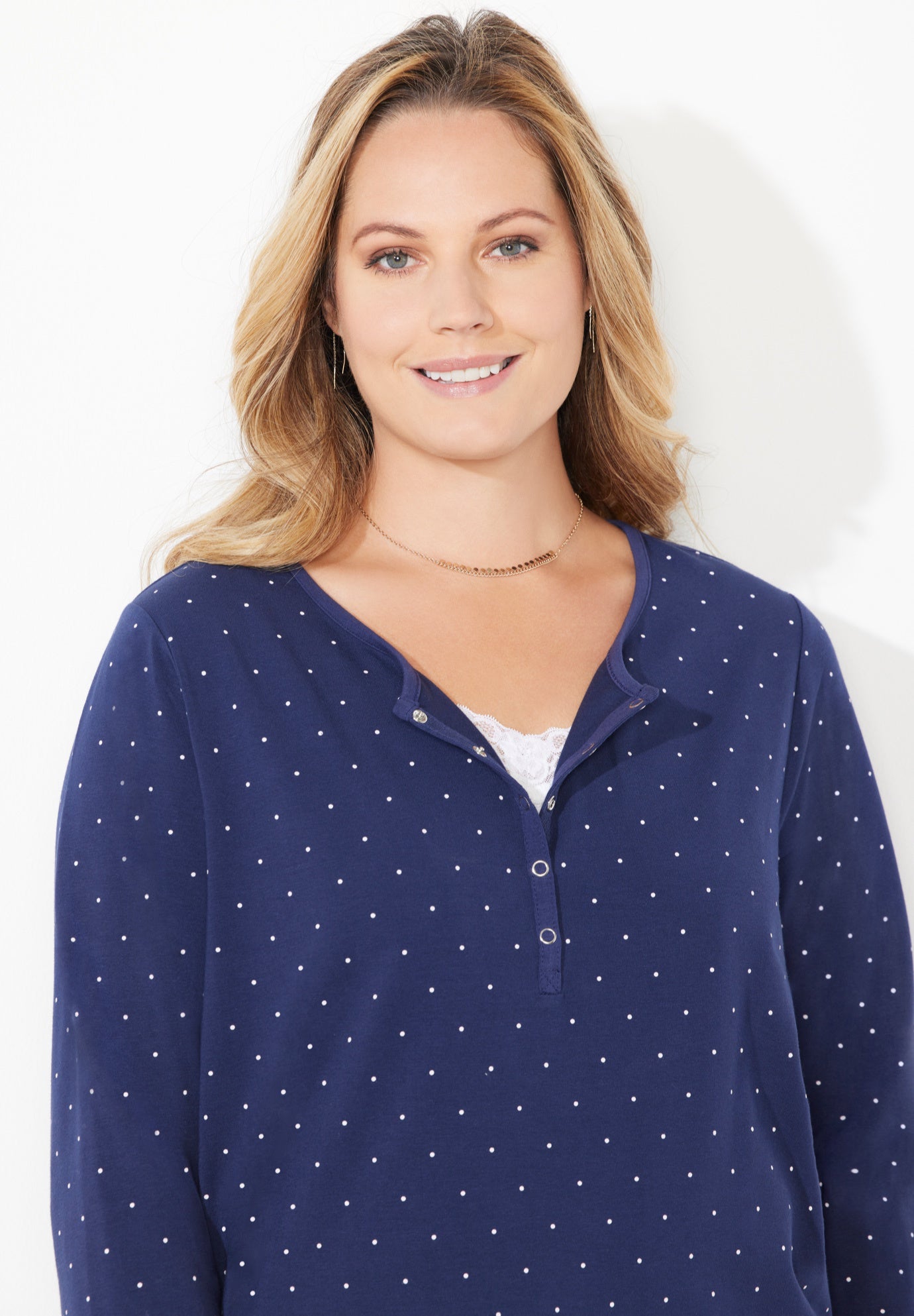 Suprema&reg; Snap-Placket Tee image number 2