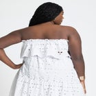 Scallop Eyelet Bandeau Top image number null